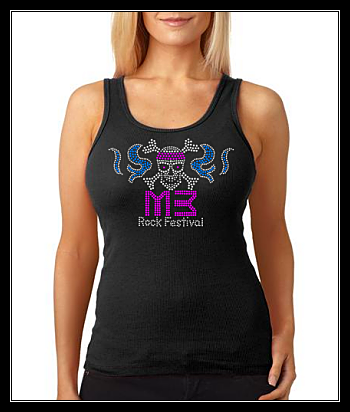 CUSTOM ROCK FESTIVAL RHINESTONE TRANSFER OR DIGITAL DOWNLOAD